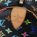 LOUIS VUITTON Monogram Multicolor Keepall 45 Bag Black M92640 Auth 195545SV-18
