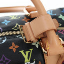 LOUIS VUITTON Monogram Multicolor Keepall 45 Bag Black M92640 Auth 195545SV-19