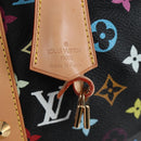 LOUIS VUITTON Monogram Multicolor Keepall 45 Bag Black M92640 Auth 195545SV-9