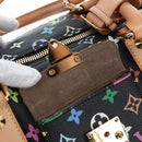 LOUIS VUITTON Monogram Multicolor Keepall 45 Bag Black M92640 Auth 195545SV-22