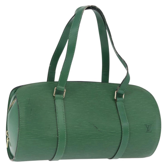LOUIS VUITTON Epi Soufflot Hand Bag Green M52224 LV Auth 195553