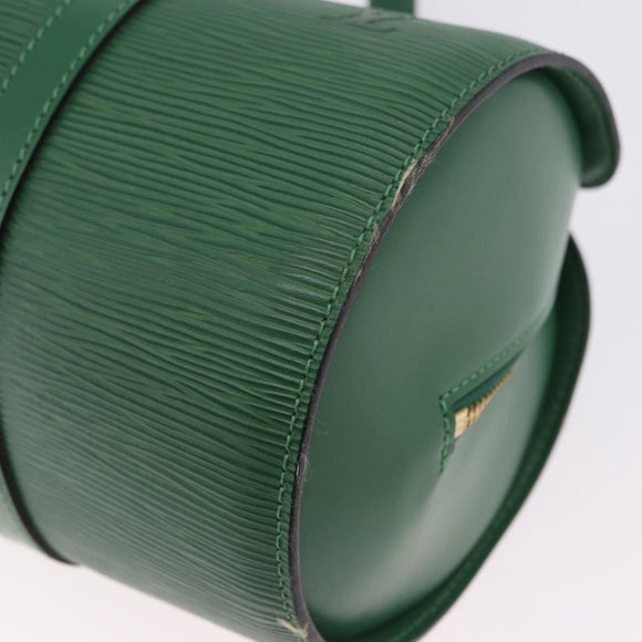 LOUIS VUITTON Epi Soufflot Hand Bag Green M52224 LV Auth 195553