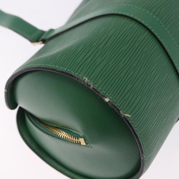 LOUIS VUITTON Epi Soufflot Hand Bag Green M52224 LV Auth 195553