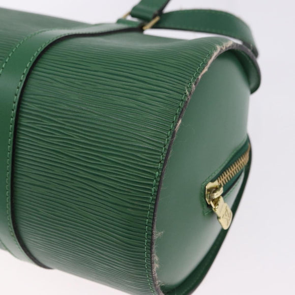LOUIS VUITTON Epi Soufflot Hand Bag Green M52224 LV Auth 195553