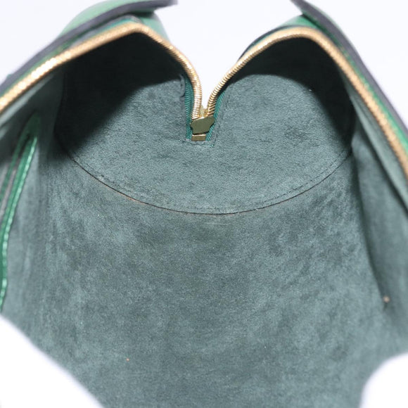 LOUIS VUITTON Epi Soufflot Hand Bag Green M52224 LV Auth 195553