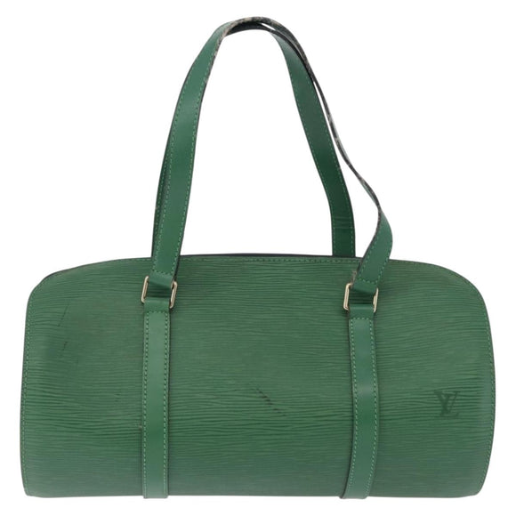 LOUIS VUITTON Epi Soufflot Hand Bag Green M52224 LV Auth 195553