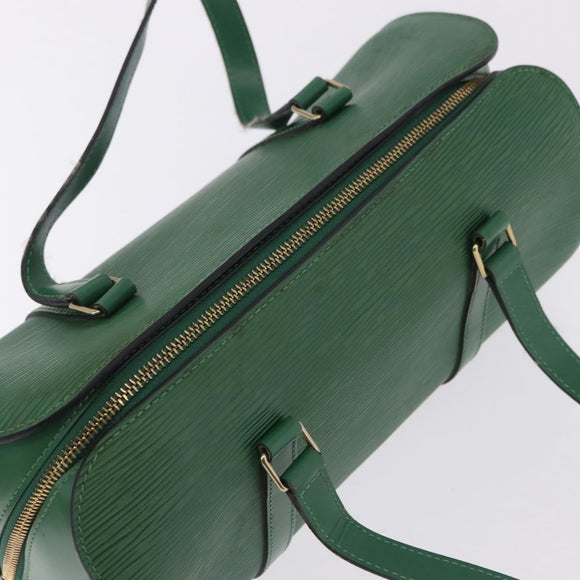 LOUIS VUITTON Epi Soufflot Hand Bag Green M52224 LV Auth 195553