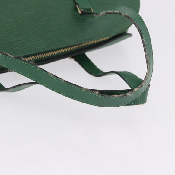 LOUIS VUITTON Epi Soufflot Hand Bag Green M52224 LV Auth 195553