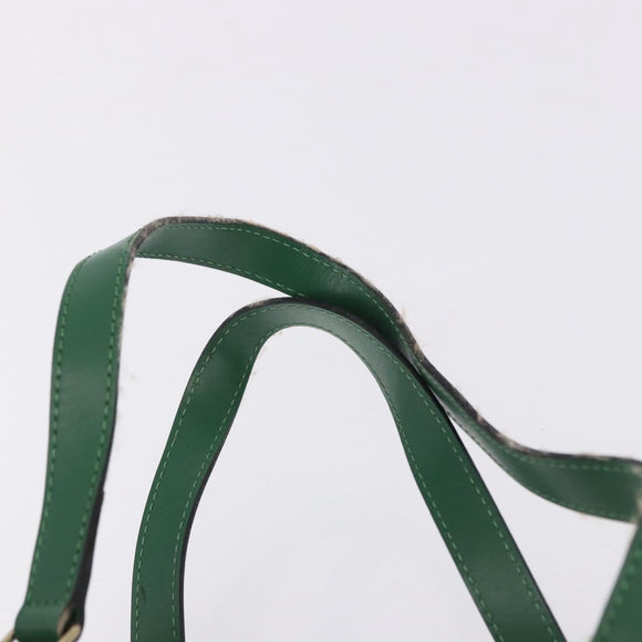 LOUIS VUITTON Epi Soufflot Hand Bag Green M52224 LV Auth 195553