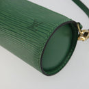 LOUIS VUITTON Epi Soufflot Pouch Green LV Auth 195554A-14