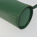 LOUIS VUITTON Epi Soufflot Pouch Green LV Auth 195554A-16