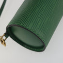 LOUIS VUITTON Epi Soufflot Pouch Green LV Auth 195554A-17