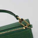 LOUIS VUITTON Epi Soufflot Pouch Green LV Auth 195554A-10