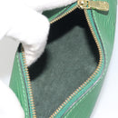 LOUIS VUITTON Epi Soufflot Pouch Green LV Auth 195554A-11