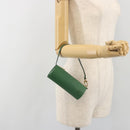LOUIS VUITTON Epi Soufflot Pouch Green LV Auth 195554A-21