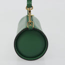 LOUIS VUITTON Epi Soufflot Pouch Green LV Auth 195554A-3