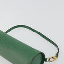 LOUIS VUITTON Epi Soufflot Pouch Green LV Auth 195554A-8