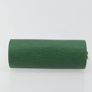 LOUIS VUITTON Epi Soufflot Pouch Green LV Auth 195554A-5