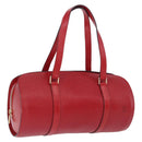 LOUIS VUITTON Epi Soufflot Hand Bag Red M52227 LV Auth 195555V-1