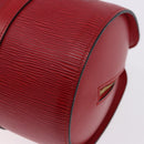 LOUIS VUITTON Epi Soufflot Hand Bag Red M52227 LV Auth 195555V-9
