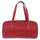 LOUIS VUITTON Epi Soufflot Hand Bag Red M52227 LV Auth 195555V-13