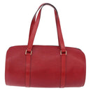 LOUIS VUITTON Epi Soufflot Hand Bag Red M52227 LV Auth 195555V-2