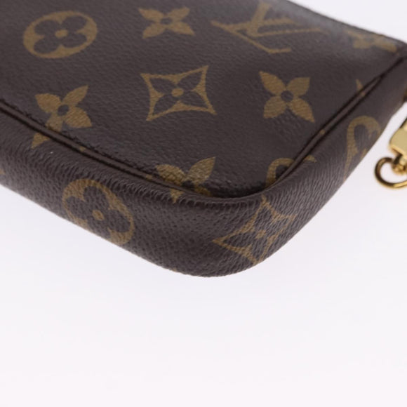 LOUIS VUITTON Monogram Vivienne Mini Pochette Accessoires M68489 Auth 195558M