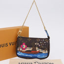 LOUIS VUITTON Monogram Vivienne Mini Pochette Accessoires M68489 Auth 195558M-12