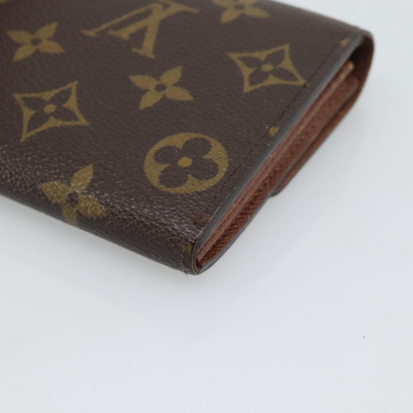 LOUIS VUITTON Monogram Portefeuille Sarah Long Wallet M60531 LV Auth 195560