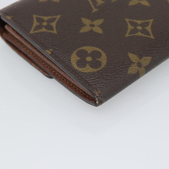 LOUIS VUITTON Monogram Portefeuille Sarah Long Wallet M60531 LV Auth 195560