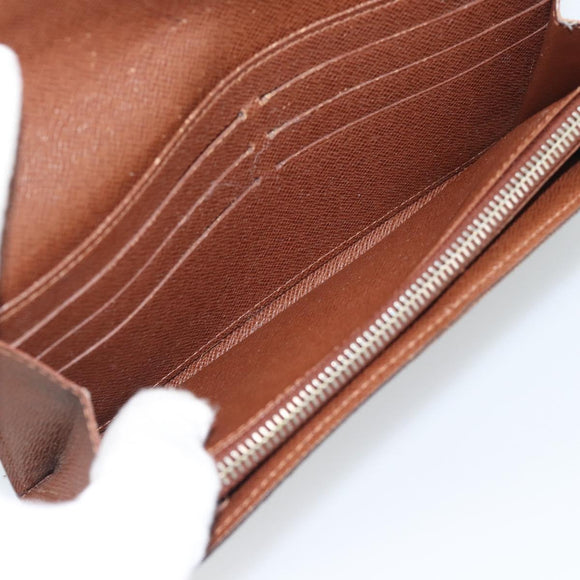 LOUIS VUITTON Monogram Portefeuille Sarah Long Wallet M60531 LV Auth 195560