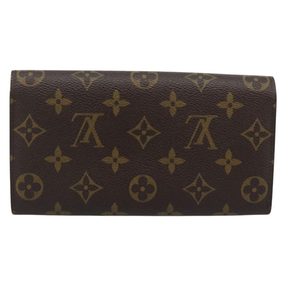 LOUIS VUITTON Monogram Portefeuille Sarah Long Wallet M60531 LV Auth 195560