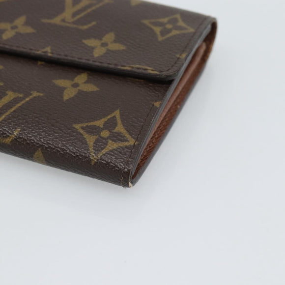 LOUIS VUITTON Monogram Portefeuille Sarah Long Wallet M60531 LV Auth 195560
