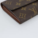 LOUIS VUITTON Monogram Portefeuille Sarah Long Wallet M60531 LV Auth 195560-9