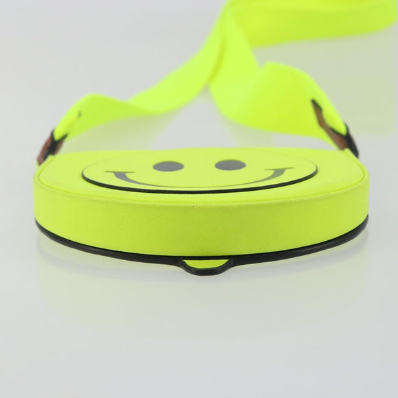 LOEWE Shoulder Bag Leather Yellow Auth 195561A