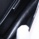 PRADA Chain Shoulder Bag Patent leather Black Silver Auth 195563SAV-10