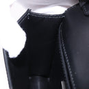 PRADA Chain Shoulder Bag Patent leather Black Silver Auth 195563SAV-21