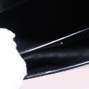 PRADA Chain Shoulder Bag Patent leather Black Silver Auth 195563SAV-22