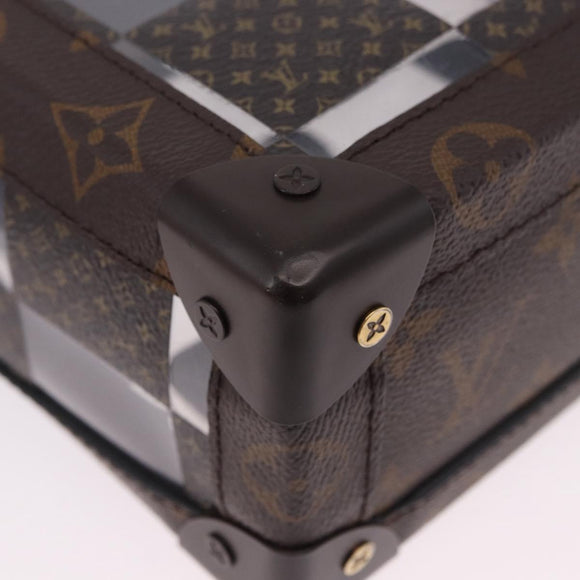LOUIS VUITTON Monogram Chess Slim Soft Trunk Bag M20871 LV Auth 195571SAM