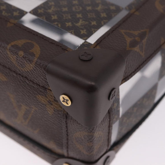 LOUIS VUITTON Monogram Chess Slim Soft Trunk Bag M20871 LV Auth 195571SAM