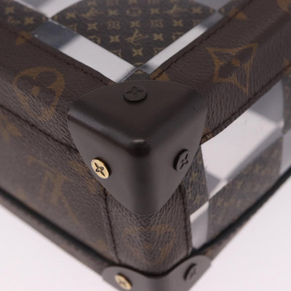 LOUIS VUITTON Monogram Chess Slim Soft Trunk Bag M20871 LV Auth 195571SAM