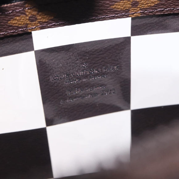 LOUIS VUITTON Monogram Chess Slim Soft Trunk Bag M20871 LV Auth 195571SAM