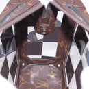 LOUIS VUITTON Monogram Chess Slim Soft Trunk Bag M20871 LV Auth 195571SAM-19