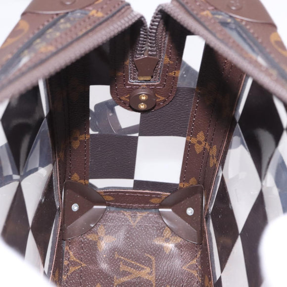 LOUIS VUITTON Monogram Chess Slim Soft Trunk Bag M20871 LV Auth 195571SAM