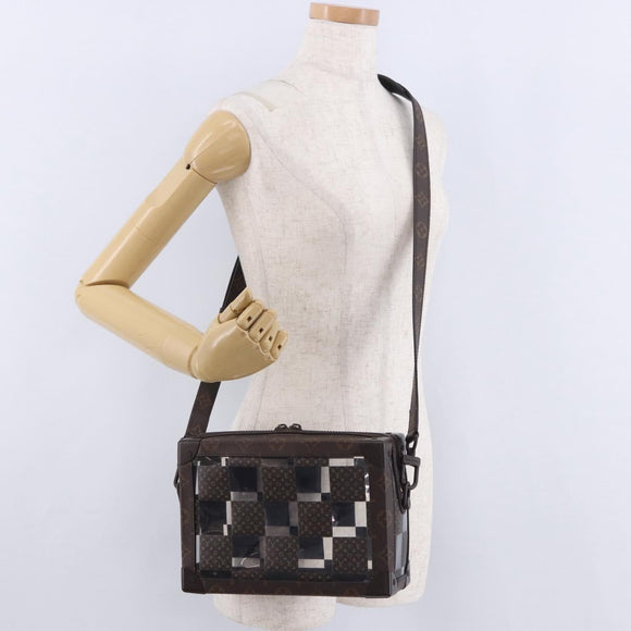 LOUIS VUITTON Monogram Chess Slim Soft Trunk Bag M20871 LV Auth 195571SAM