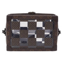 LOUIS VUITTON Monogram Chess Slim Soft Trunk Bag M20871 LV Auth 195571SAM-2