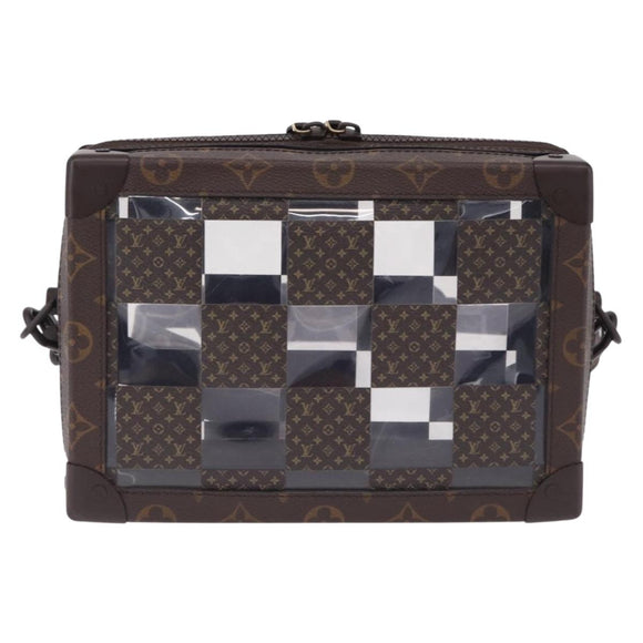 LOUIS VUITTON Monogram Chess Slim Soft Trunk Bag M20871 LV Auth 195571SAM