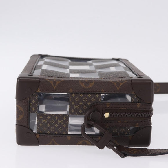 LOUIS VUITTON Monogram Chess Slim Soft Trunk Bag M20871 LV Auth 195571SAM