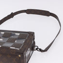LOUIS VUITTON Monogram Chess Slim Soft Trunk Bag M20871 LV Auth 195571SAM-8