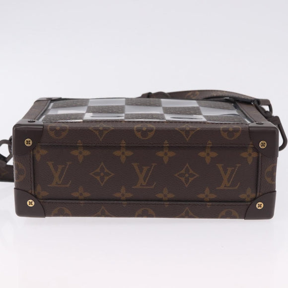 LOUIS VUITTON Monogram Chess Slim Soft Trunk Bag M20871 LV Auth 195571SAM